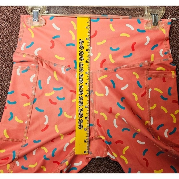 Feed Me Fight Me NWT Shorts M. Donut Sprinkles. Bright. Active wear. M - Picture 3 of 9